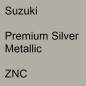 Preview: Suzuki, Premium Silver Metallic, ZNC.